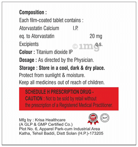 Atorsartes 20 Tablet image