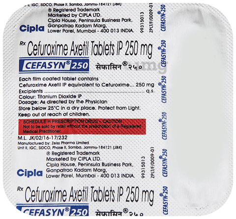 Cefasyn 250 Tablet image