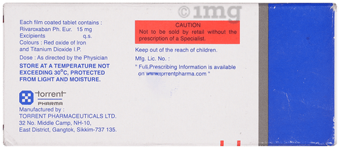 Rovor 15mg Tablet image