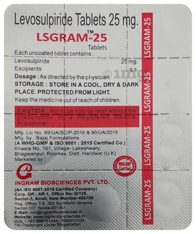 एलएसग्राम 25 टैबलेट image