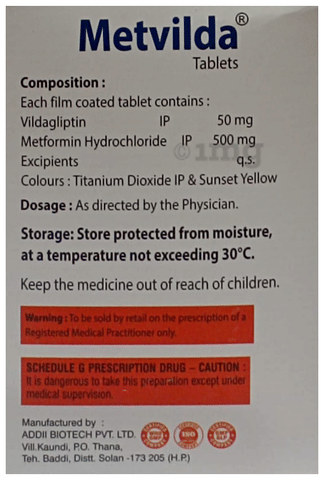 Metvilda Tablet image