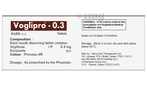 Voglipro 0.3 Tablet MD image Voglipro 0.3 Tablet MD image