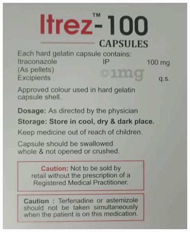 Itrez 100 Capsule image