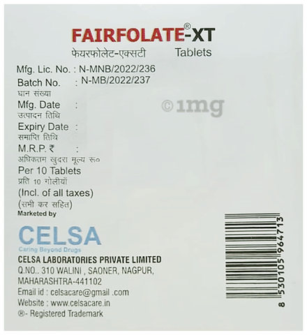 Fairfolate-XT Tablet image