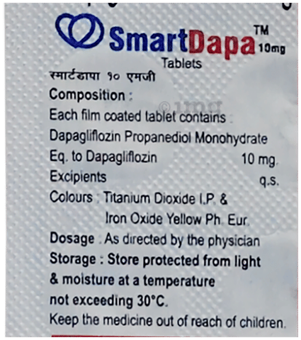 Smartdapa 10mg Tablet image