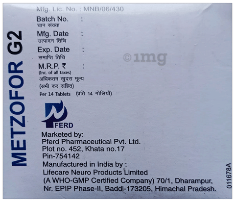 Metzofor G2 Tablet PR