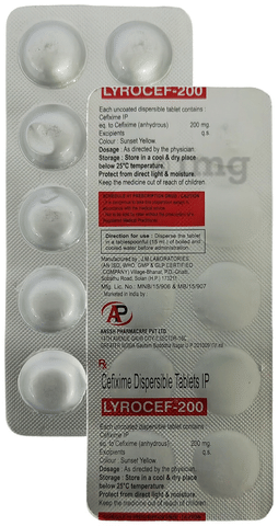 Lyrocef 200mg Tablet 1