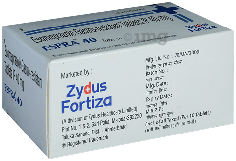 Espra 40mg Tablet image