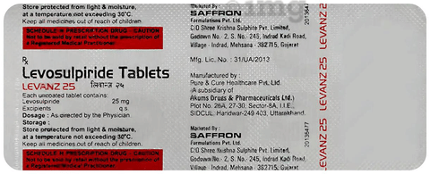Levanz 25mg Tablet image Levanz 25mg Tablet image