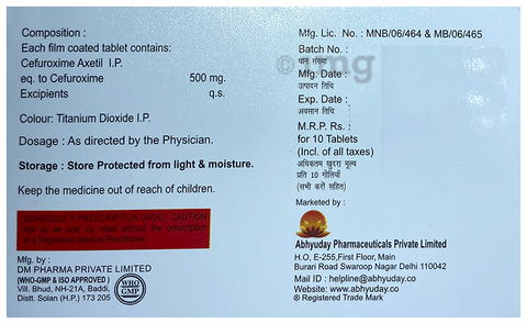 Wellxim 500 MG Tablet image Wellxim 500 MG Tablet image