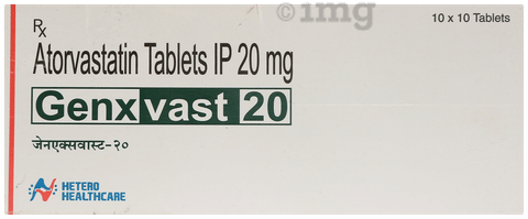 Genxvast 20 Tablet image Genxvast 20 Tablet image