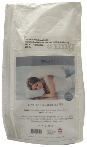 Nordic Sleep Fossflakes Side Sleeper Pillow: Buy packet of 1.0