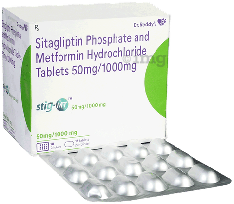 Stig-MT 50mg/1000mg Tablet image Stig-MT 50mg/1000mg Tablet image