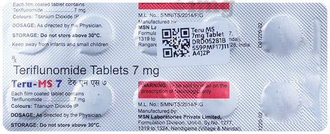 Teru MS 7mg Tablet image Teru MS 7mg Tablet image