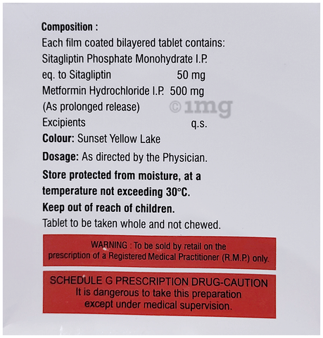 Glitasenz-M 50 Tablet PR image