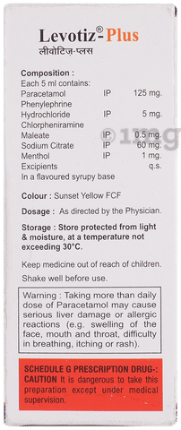 Levotiz Plus Syrup