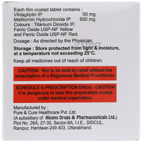 Dpvil M 500mg/50mg Tablet