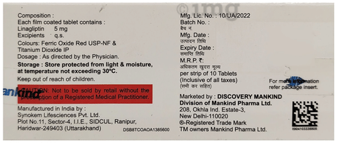 Dynaglipt L 5mg Tablet image Dynaglipt L 5mg Tablet image