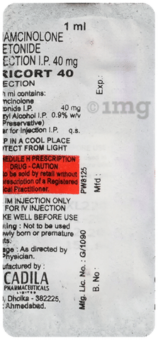 Tricort 40 Injection image Tricort 40 Injection image