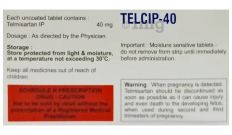 Telcip 40 Tablet image Telcip 40 Tablet image