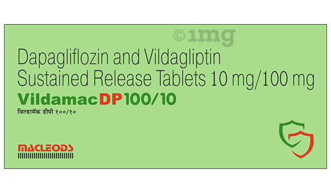 Vildamac DP 10mg/100mg Tablet SR image Vildamac DP 10mg/100mg Tablet SR image