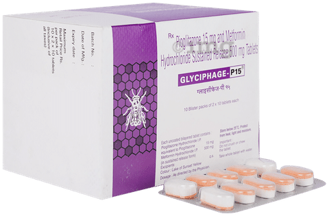 Glyciphage P 15 mg/500 mg Tablet SR