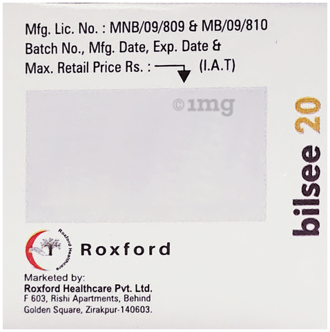 Bilsee 20 Tablet image Bilsee 20 Tablet image