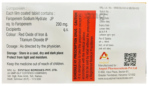 Faropril 200 Tablet image