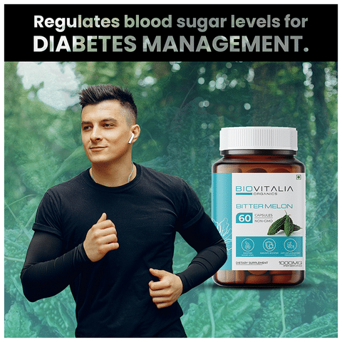 Biovitalia Organics Bitter Melon 1000mg Capsule Buy bottle of