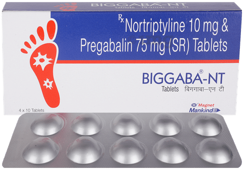 Biggaba NT 75mg/10mg Tablet SR