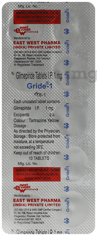 Gride 1mg Tablet image