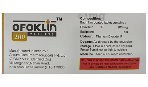 Ofoklin 200 Tablet image