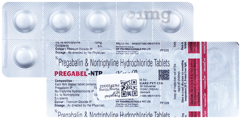 Pregabel NTP 75mg/10mg Tablet image Pregabel NTP 75mg/10mg Tablet image