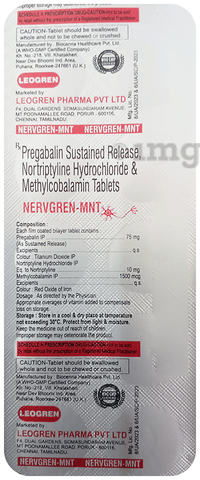 Nervgren-MNT Tablet SR image Nervgren-MNT Tablet SR image