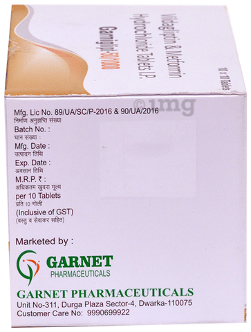 Garniglipt 50/1000 Tablet image