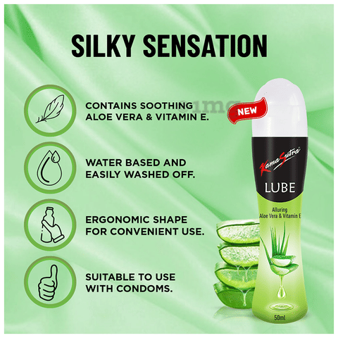 KamaSutra Water-Based Aloe and Vitamin E Personal Lubricant: Buy bottle of  50.0 ml Liquid at best price in India
