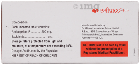 Amipride 200mg Tablet image