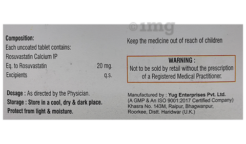 Rosiynx 20mg Tablet image