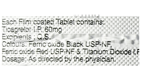Brilinta 60mg Tablet image
