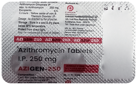 Azigen 250 Tablet image
