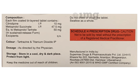 Metclot 10/50 Tablet SR image