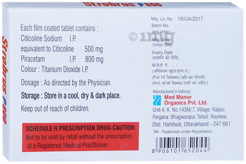 Strobrus P 500mg/800mg Tablet image Strobrus P 500mg/800mg Tablet image
