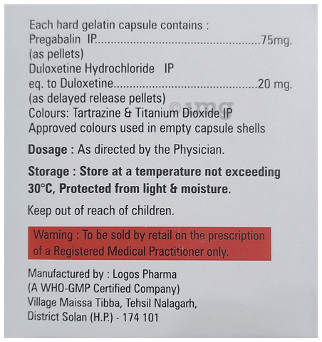 Pregus-D 75/20 Capsule DR image Pregus-D 75/20 Capsule DR image