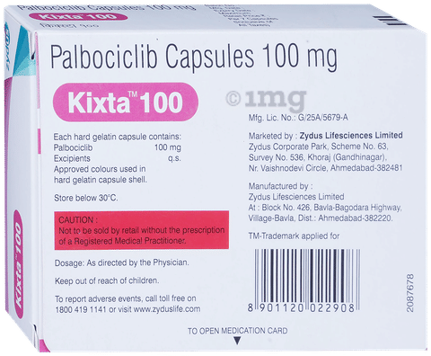 Kixta 100mg Capsule image