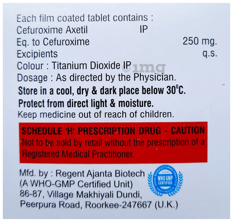 Sefurox 250 Tablet image Sefurox 250 Tablet image