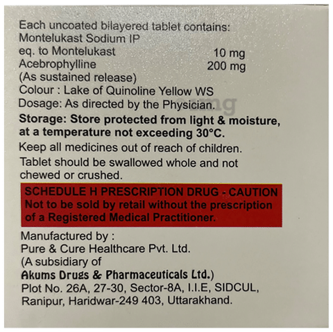 Lukaflu Tablet SR
