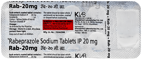 Rab 20mg Tablet image Rab 20mg Tablet image