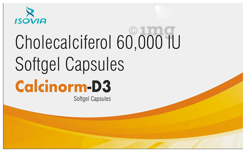 Calcinorm-D3 Softgel Capsule image Calcinorm-D3 Softgel Capsule image