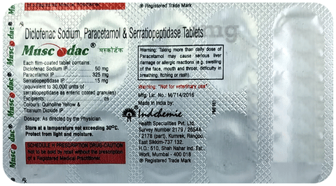 Muscodac Tablet image