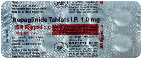 SA Rapid 1mg Tablet image